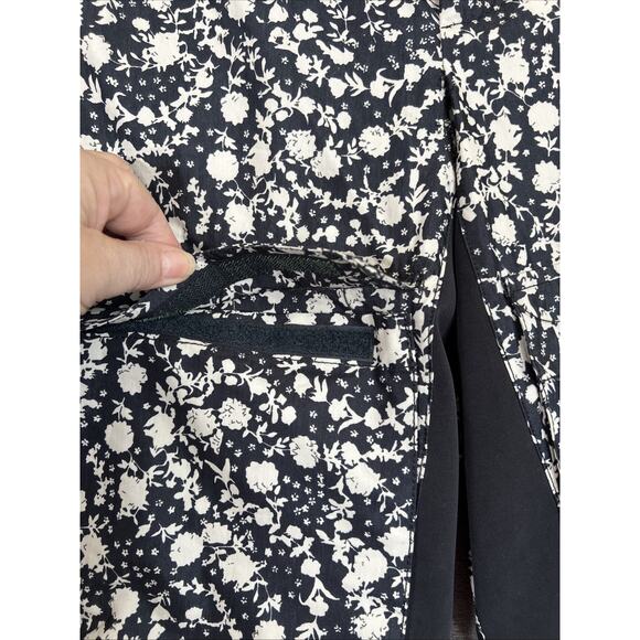 Free People Cargo Pants Small Black Floral Love You Back Utility Emo Grunge Boho - Picture 4 of 12